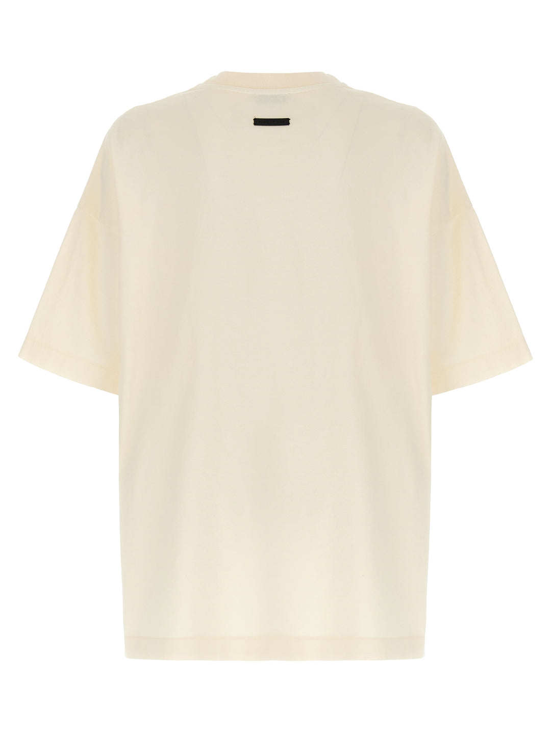 Logo Print T Shirt Beige