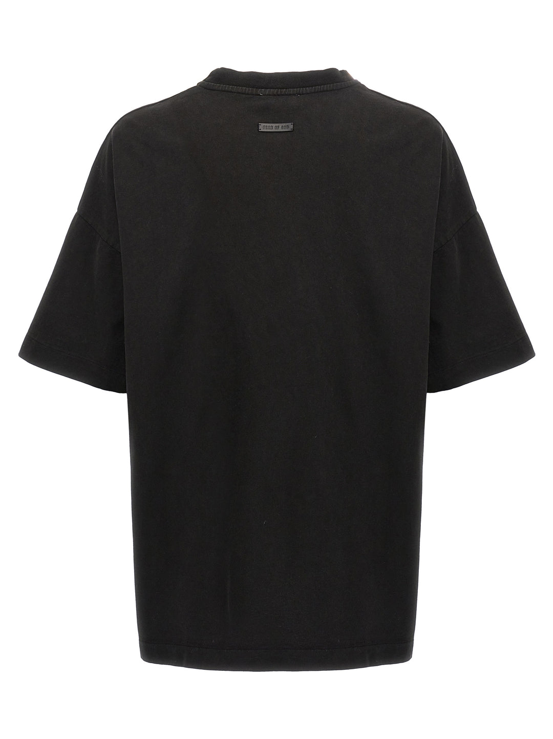 Logo Print T Shirt Nero