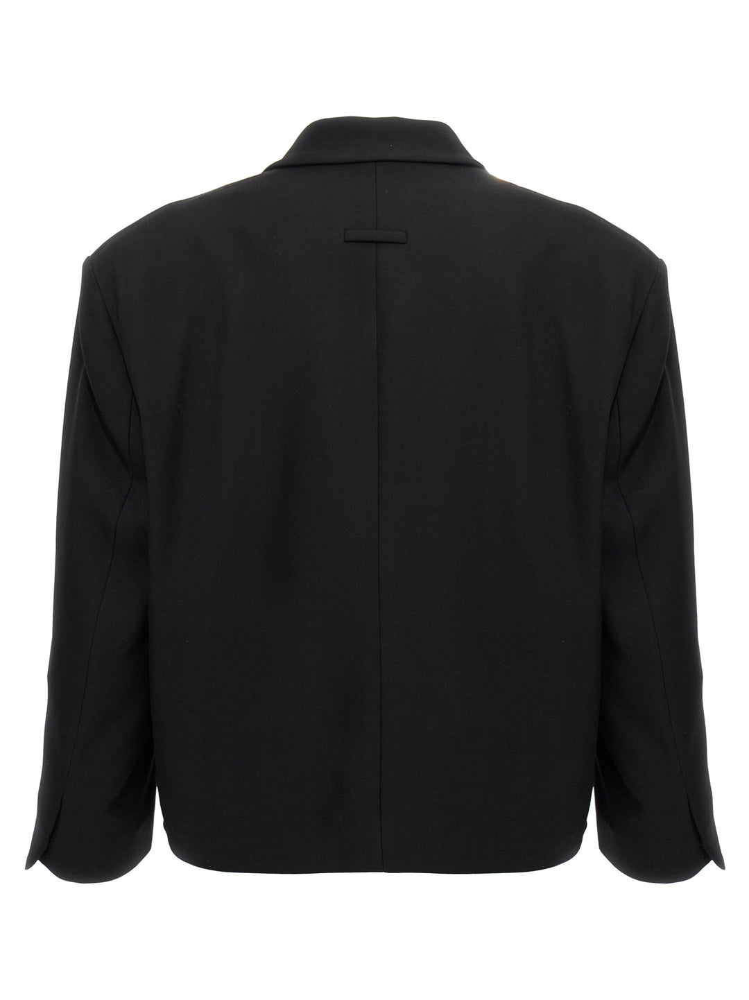 Cropped Relaxed Blazer Nero