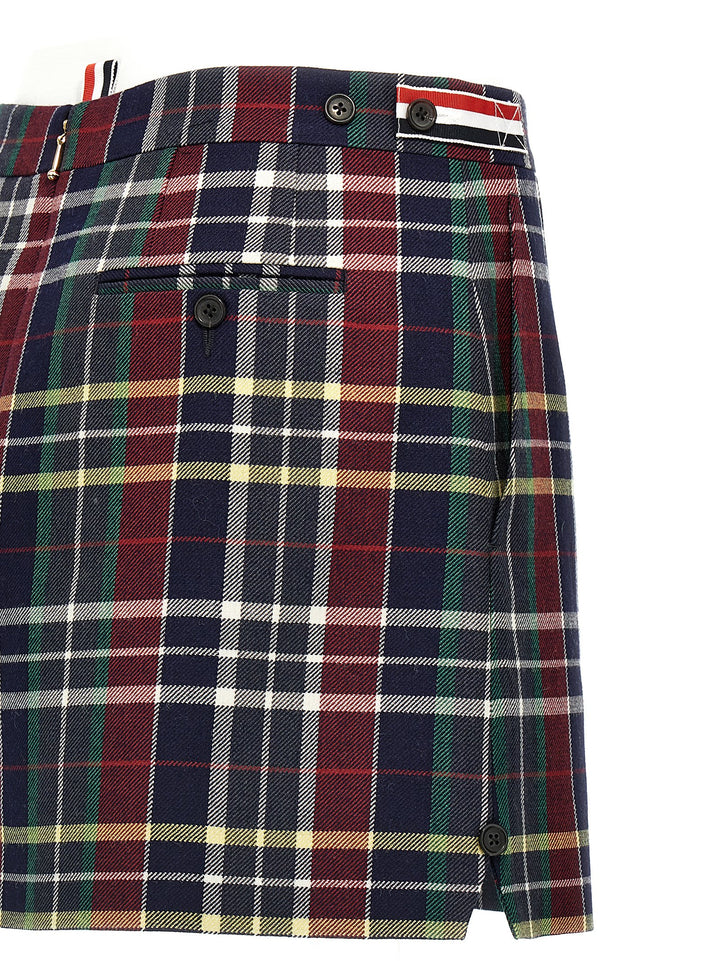 Tartan Twill Skirt Gonne Multicolor