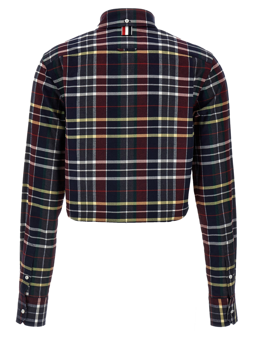 Tartan Cropped Shirt Camicie Multicolor