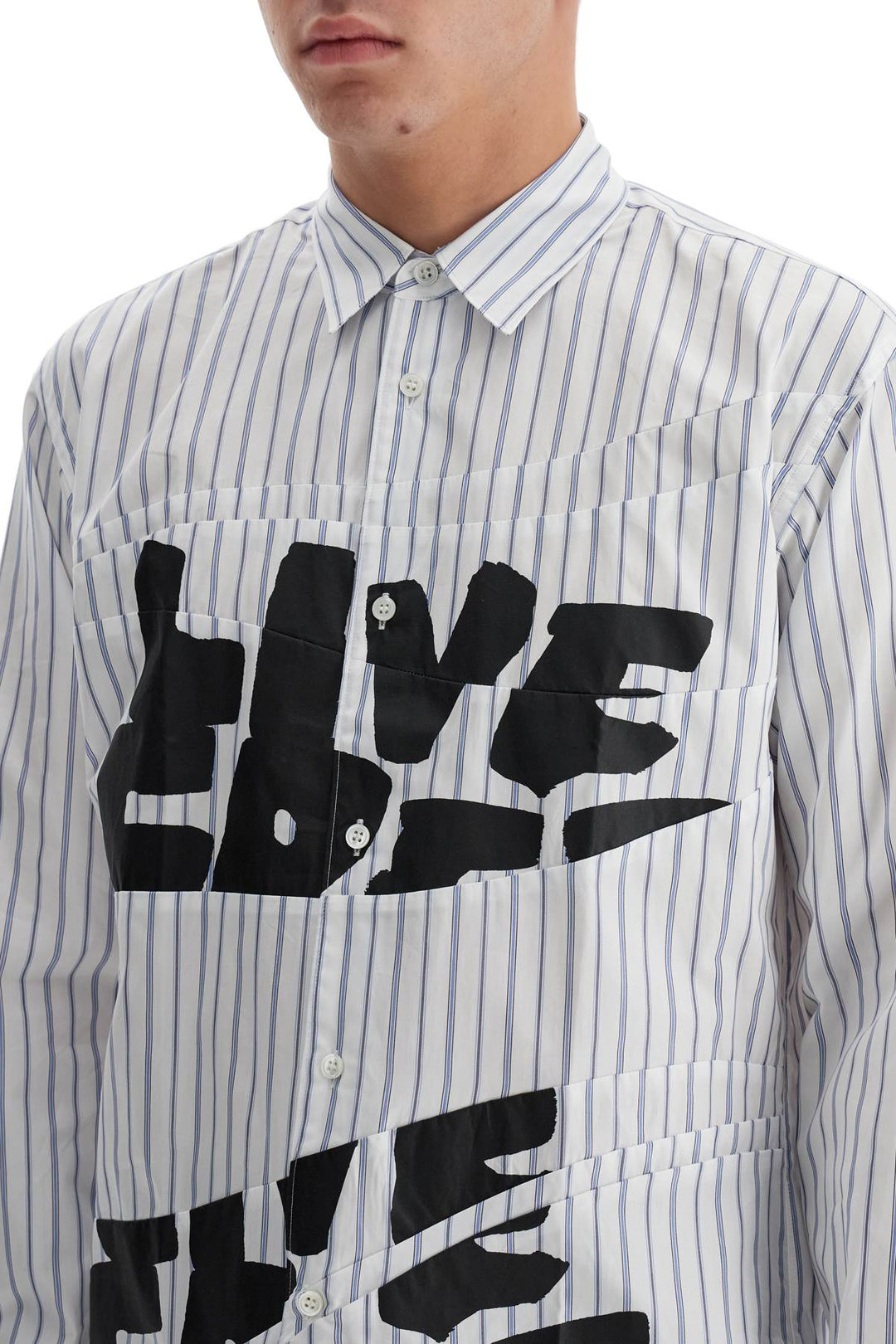 Camicia Con Stampa Live Free