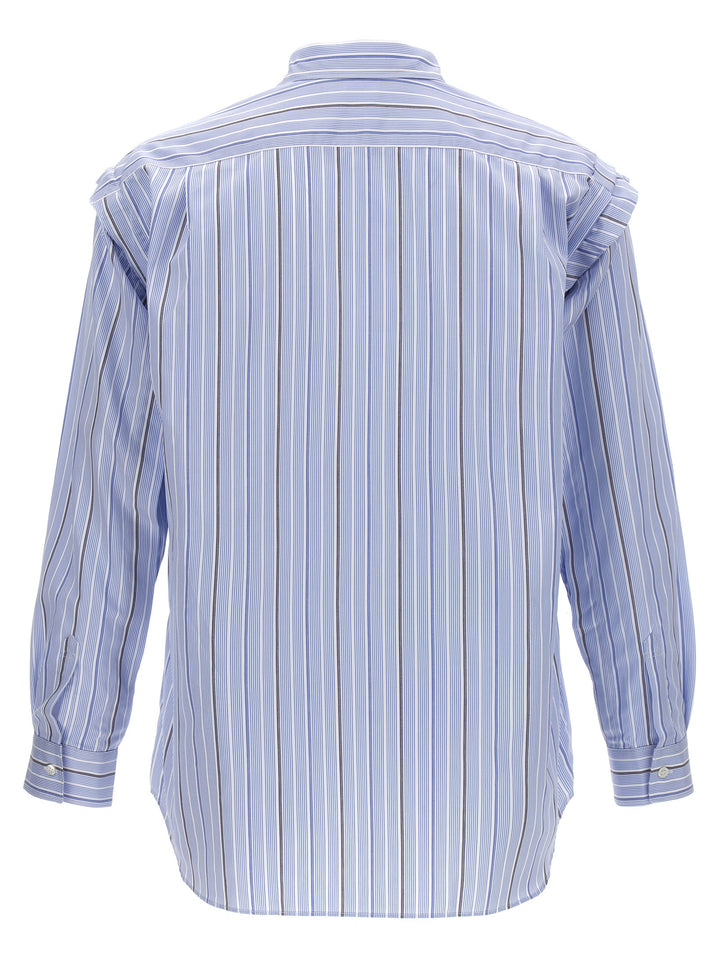 Unfinished Striped Shirt Camicie Celeste