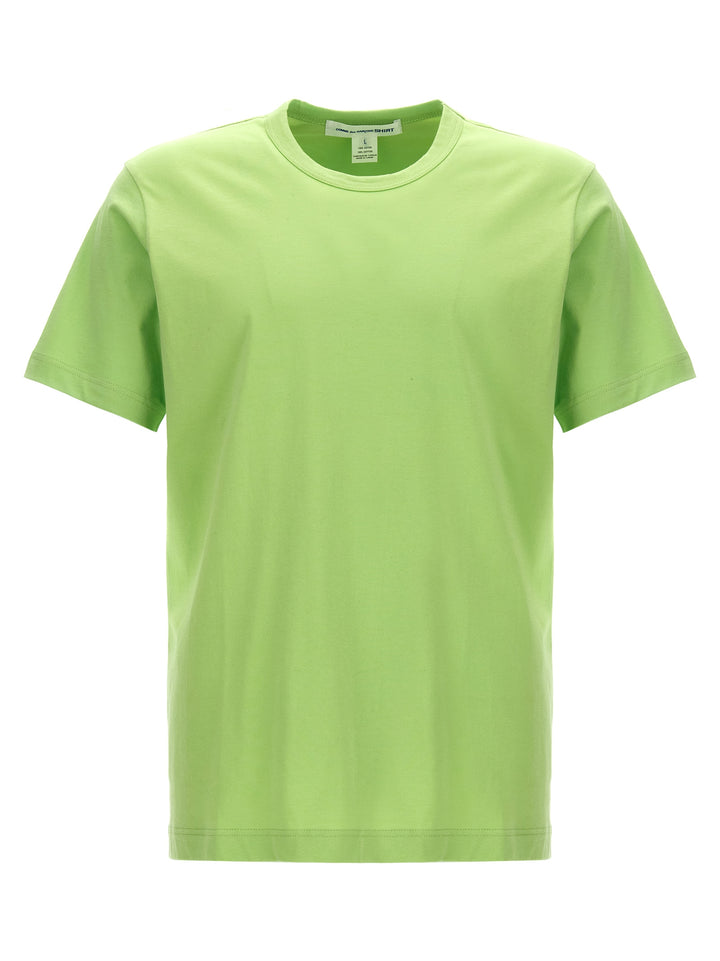 Logo Print Cotton T Shirt Verde