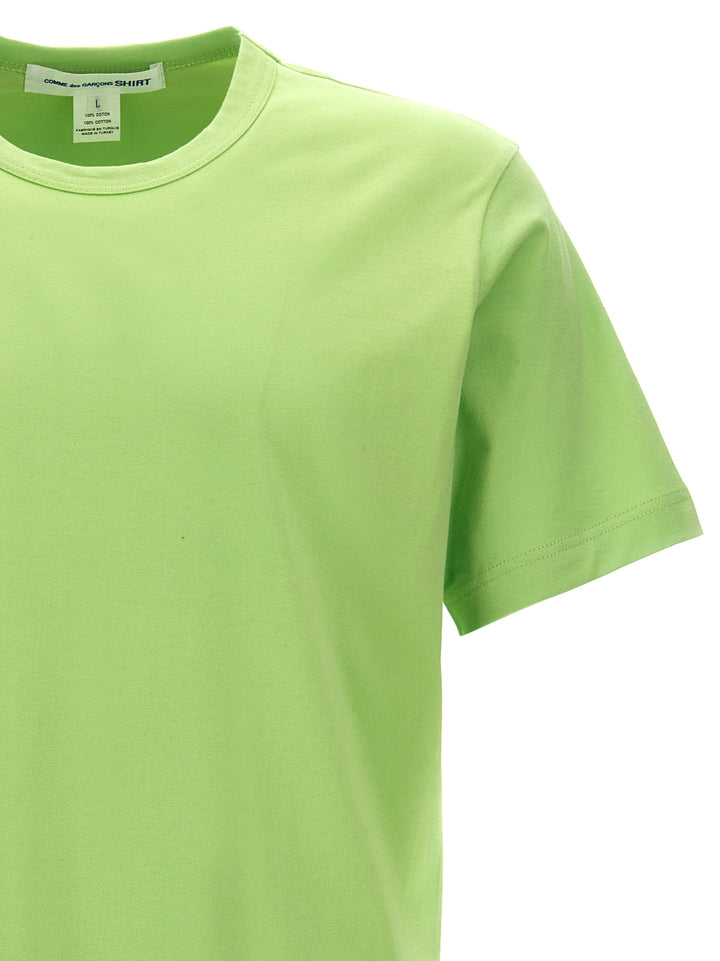 Logo Print Cotton T Shirt Verde