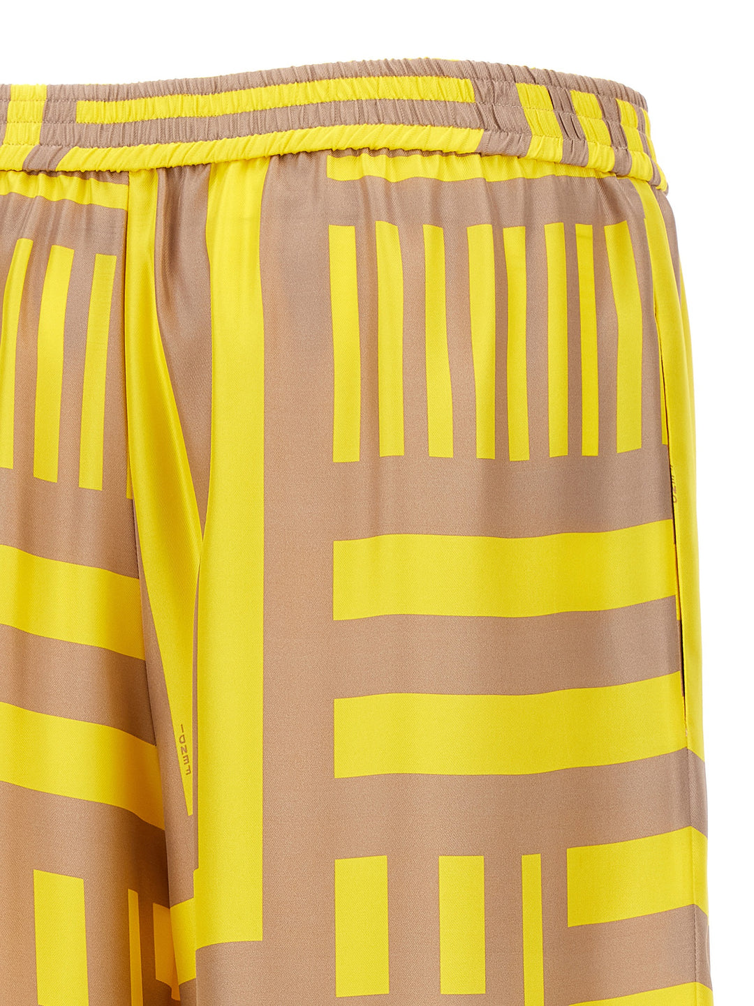 Fendi Labyrinth Pantaloni Giallo