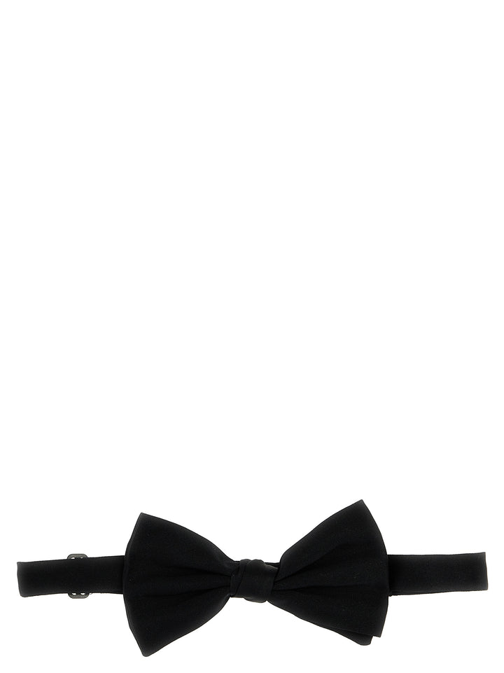 Satin Bow Tie Cravatte Nero