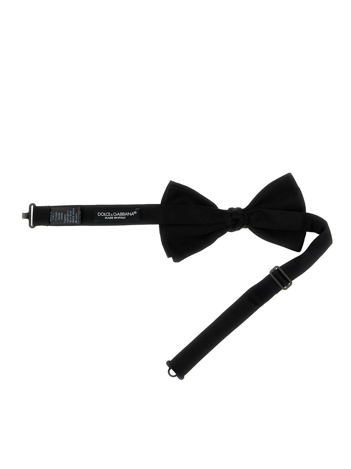 Satin Bow Tie Cravatte Nero