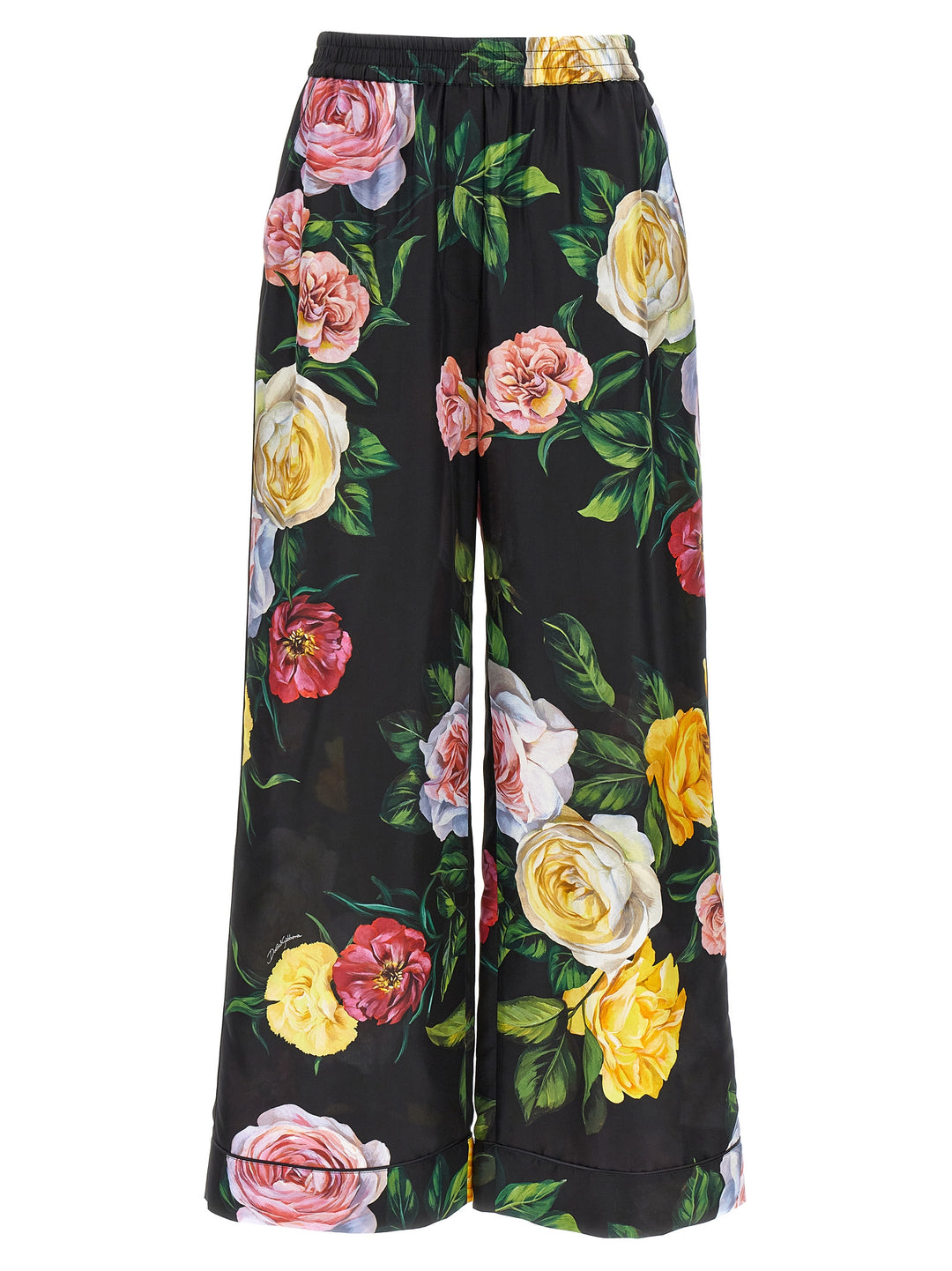 Floral Pantaloni Multicolor