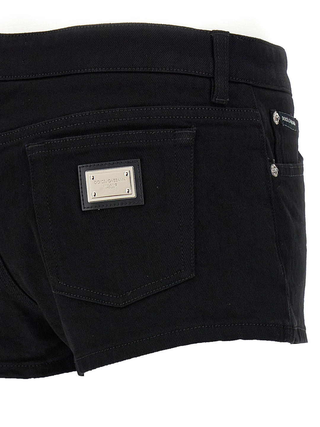 5-Pocket Shorts Bermuda, Short Nero