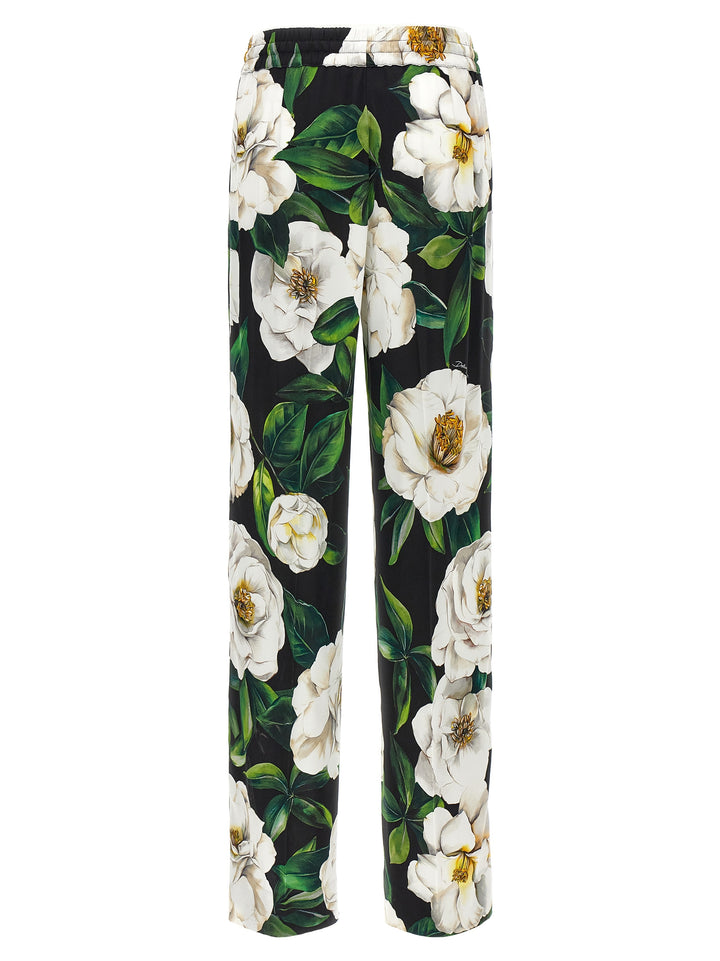 Floral Pantaloni Multicolor