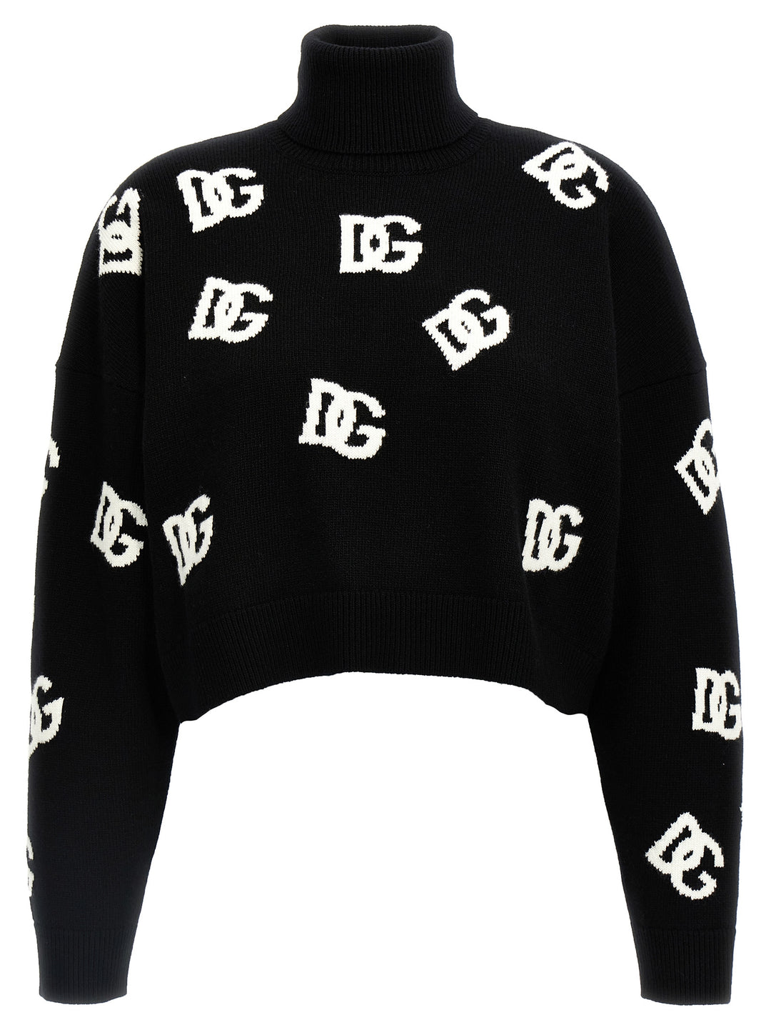 Jacqurd Logo Sweater Maglioni Bianco/Nero