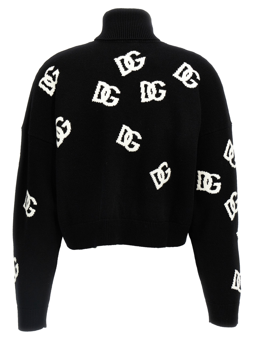 Jacqurd Logo Sweater Maglioni Bianco/Nero