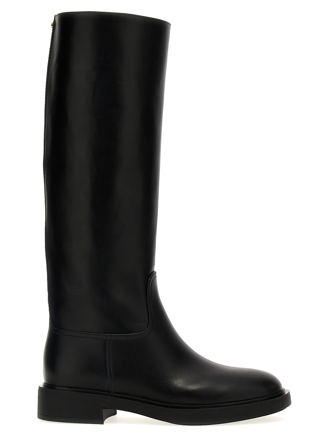 Leather Boots Stivali E Stivaletti Nero