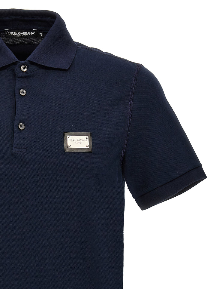 Dg Essential Cluster Polo Blu