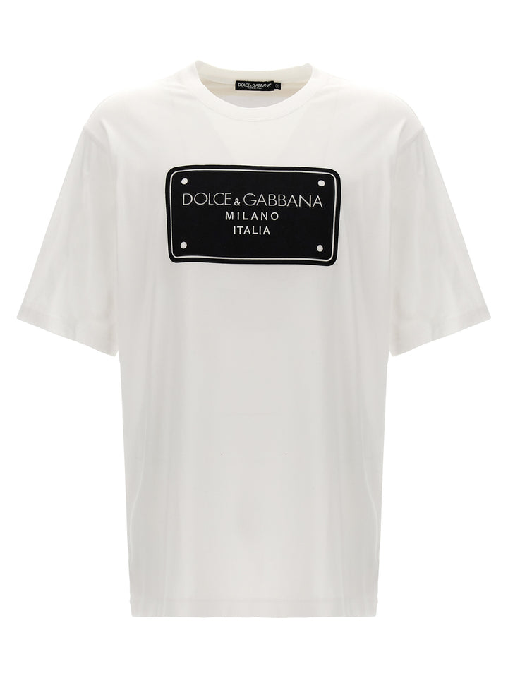 Logo T Shirt Bianco/Nero