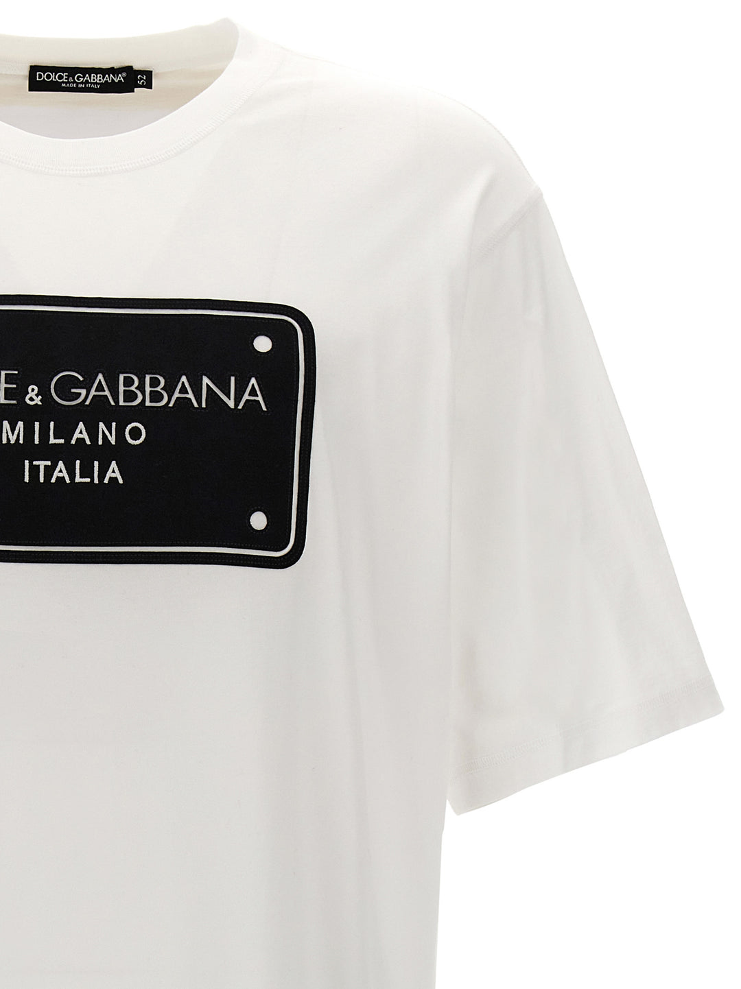 Logo T Shirt Bianco/Nero