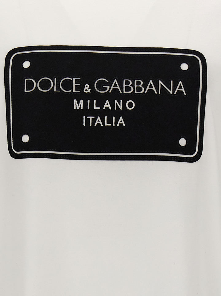 Logo T Shirt Bianco/Nero