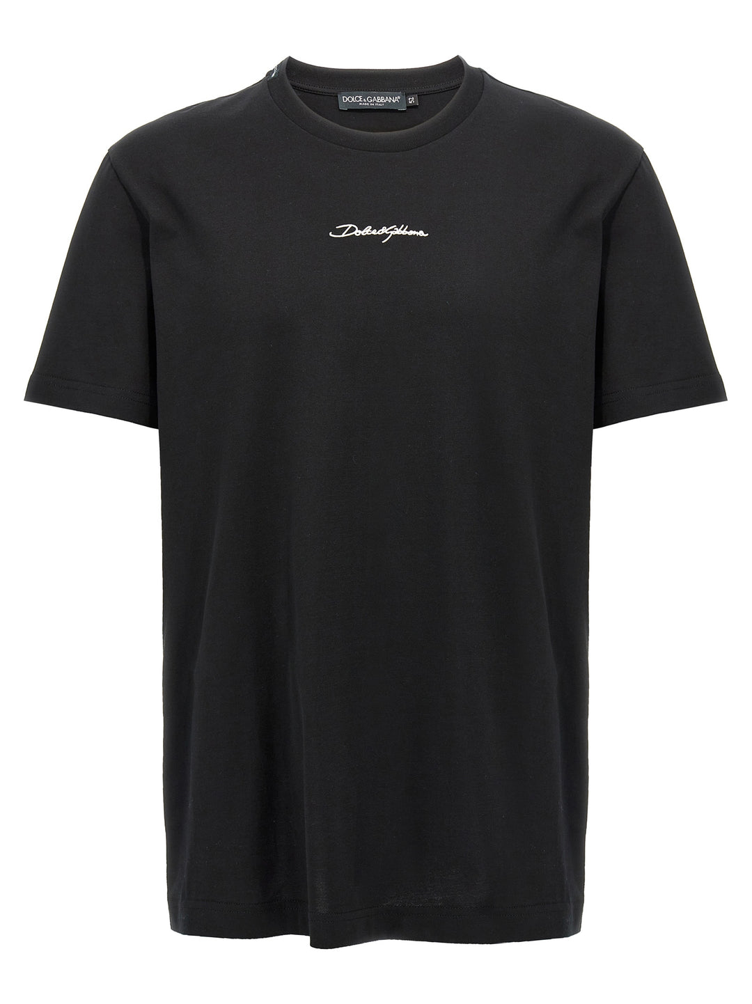 Logo Embroidery T Shirt Nero