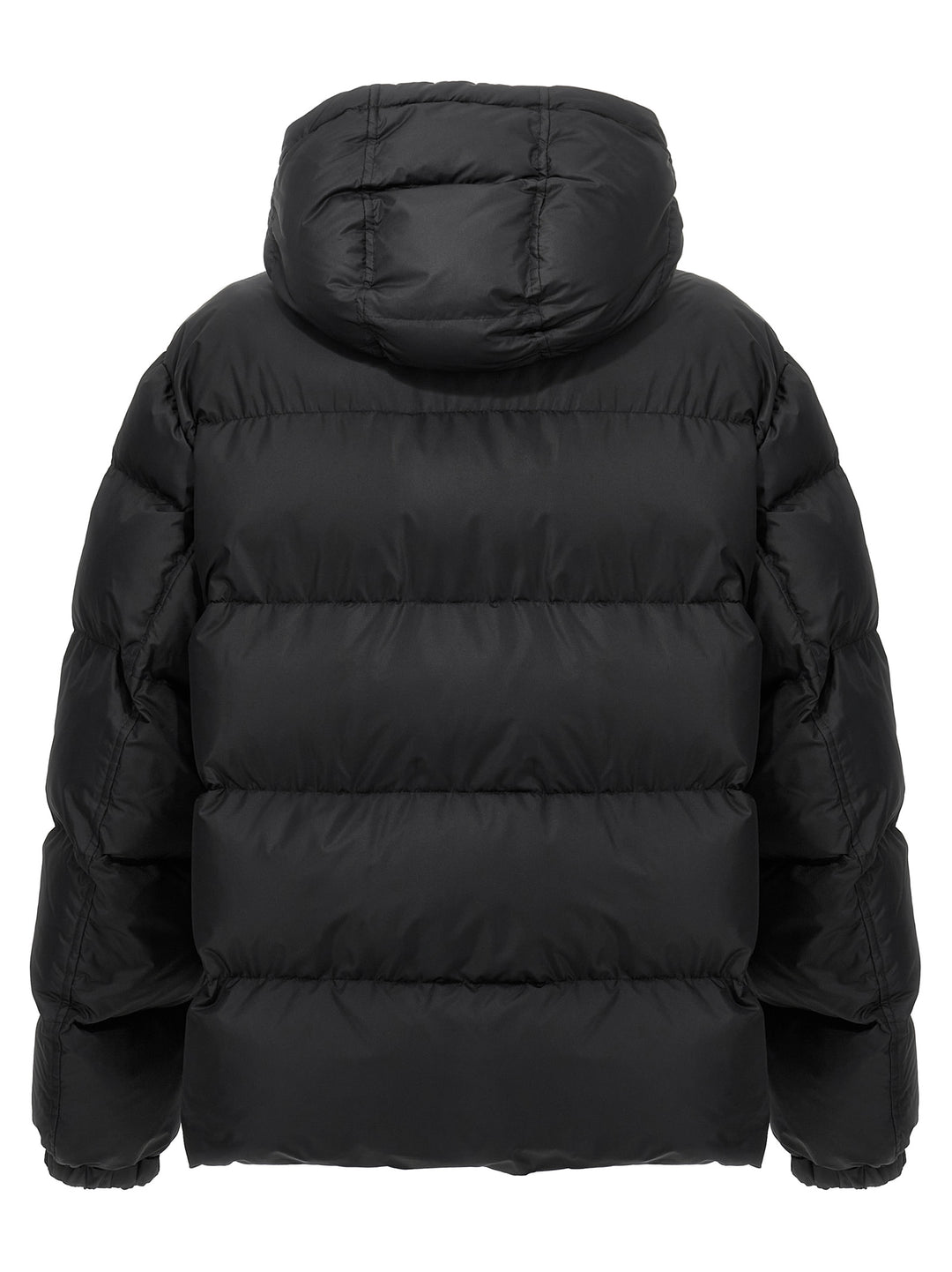 Logo Plate Down Jacket Giacche Nero