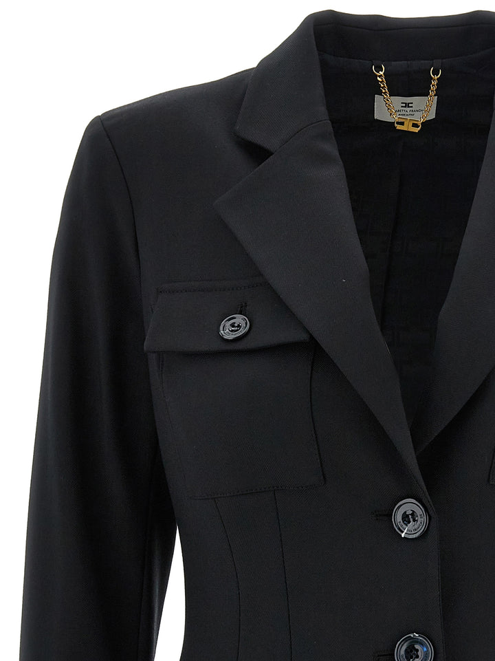 Single-Breasted Blazer Blazer And Suits Nero