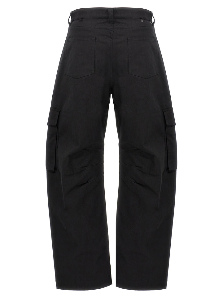 Leniin Cargo Pantaloni Nero