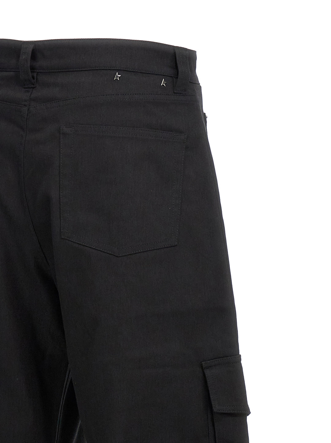 Leniin Cargo Pantaloni Nero