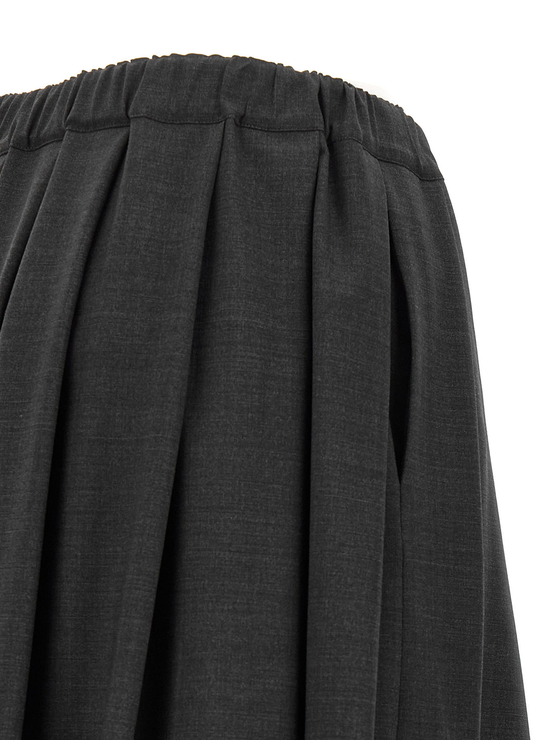 Pleated Midi Skirt Gonne Grigio