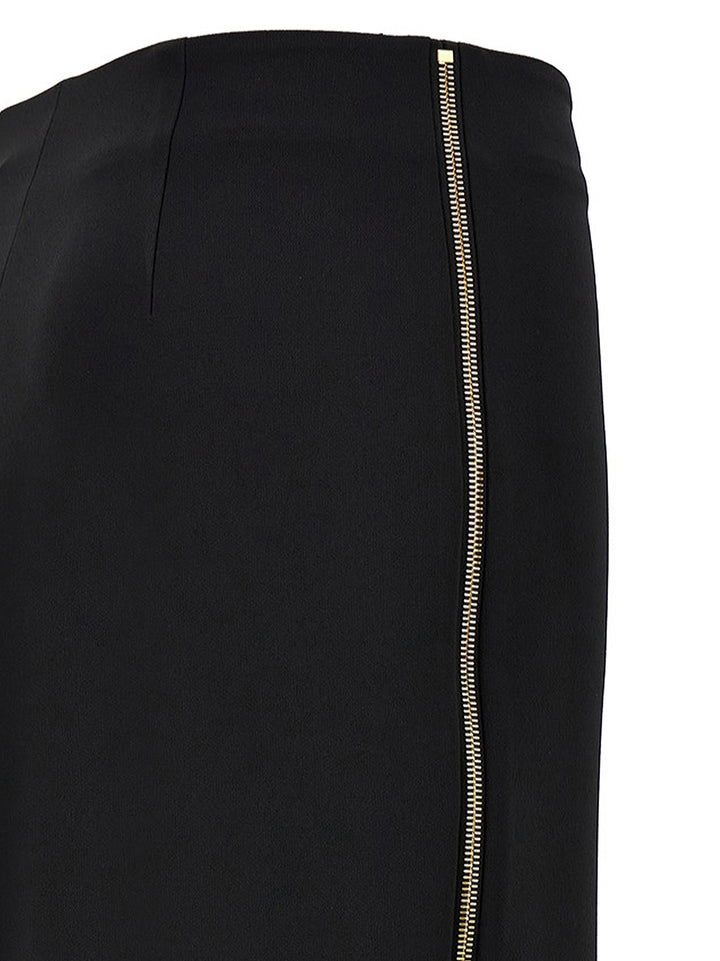 Zip Skirt Gonne Nero