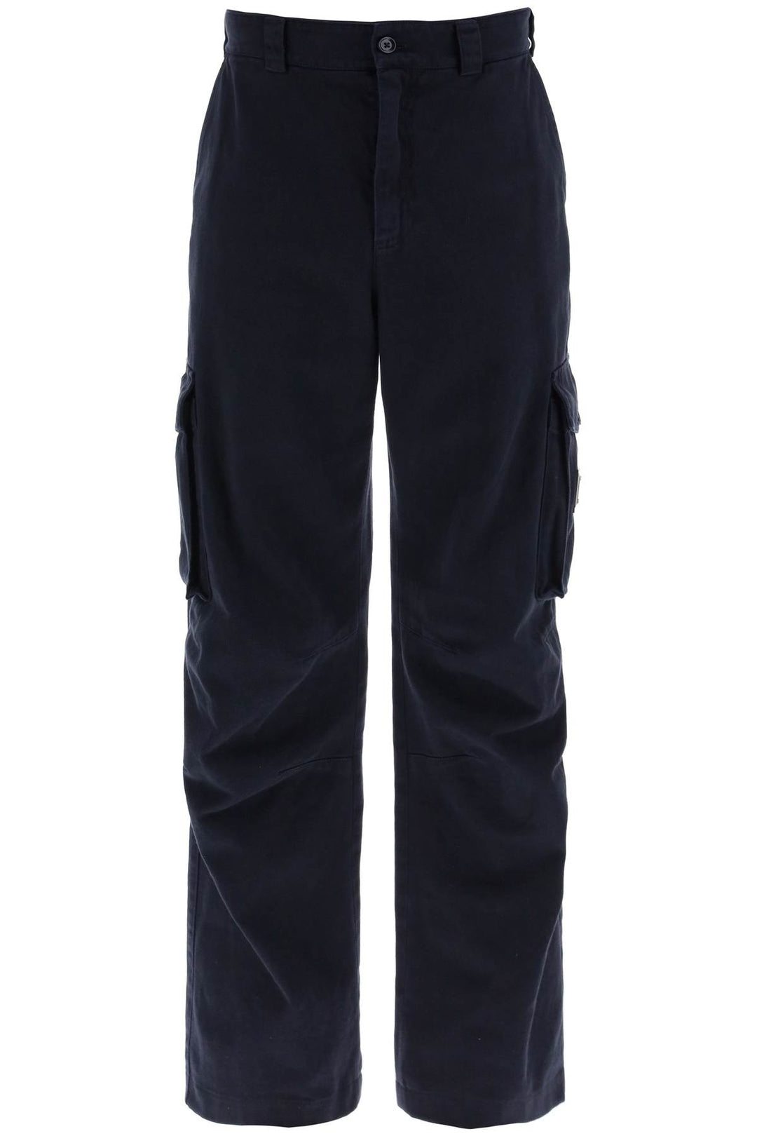 Pantaloni Cargo Con Placca Logo