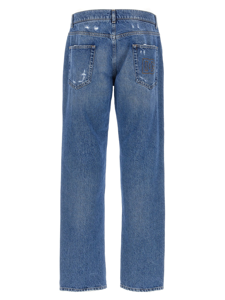 Destroyed Jeans Blu