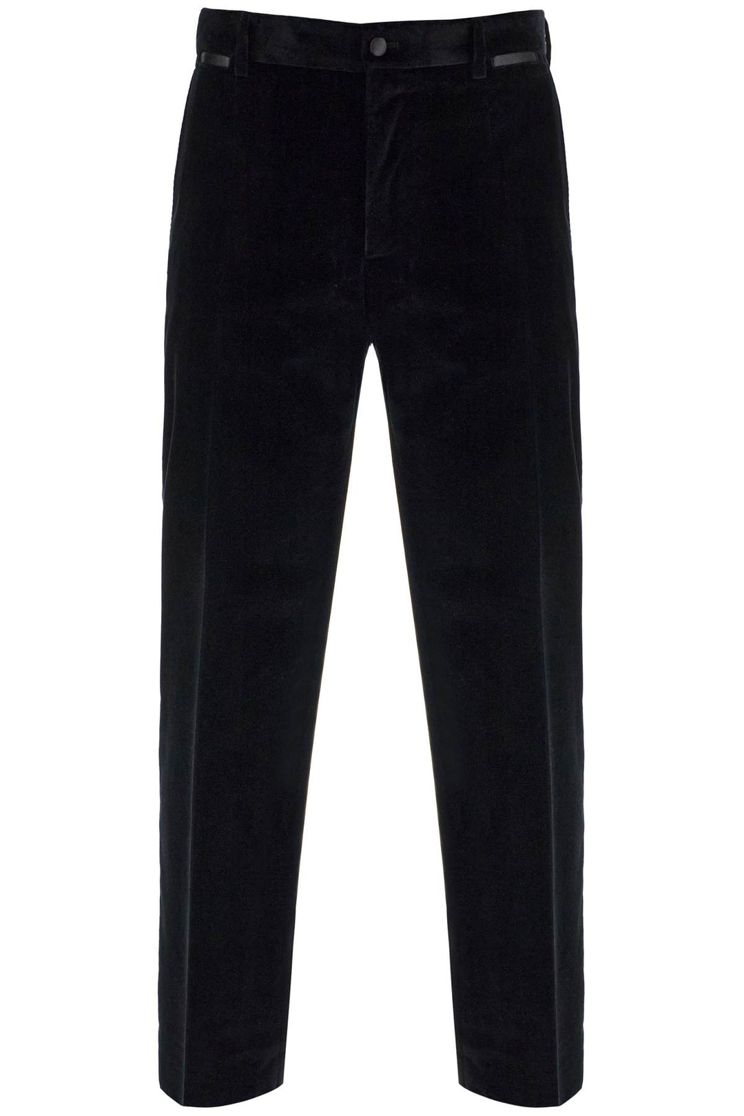 Pantaloni Tuxedo In Velluto