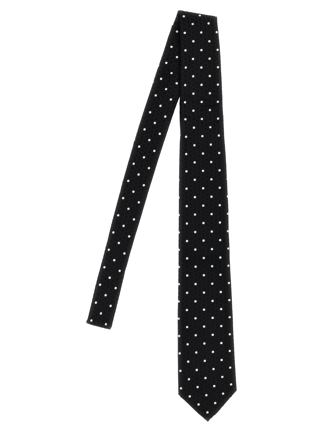 Polka Dot Tie Cravatte Bianco/Nero