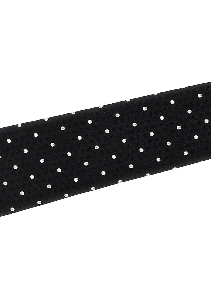 Polka Dot Tie Cravatte Bianco/Nero