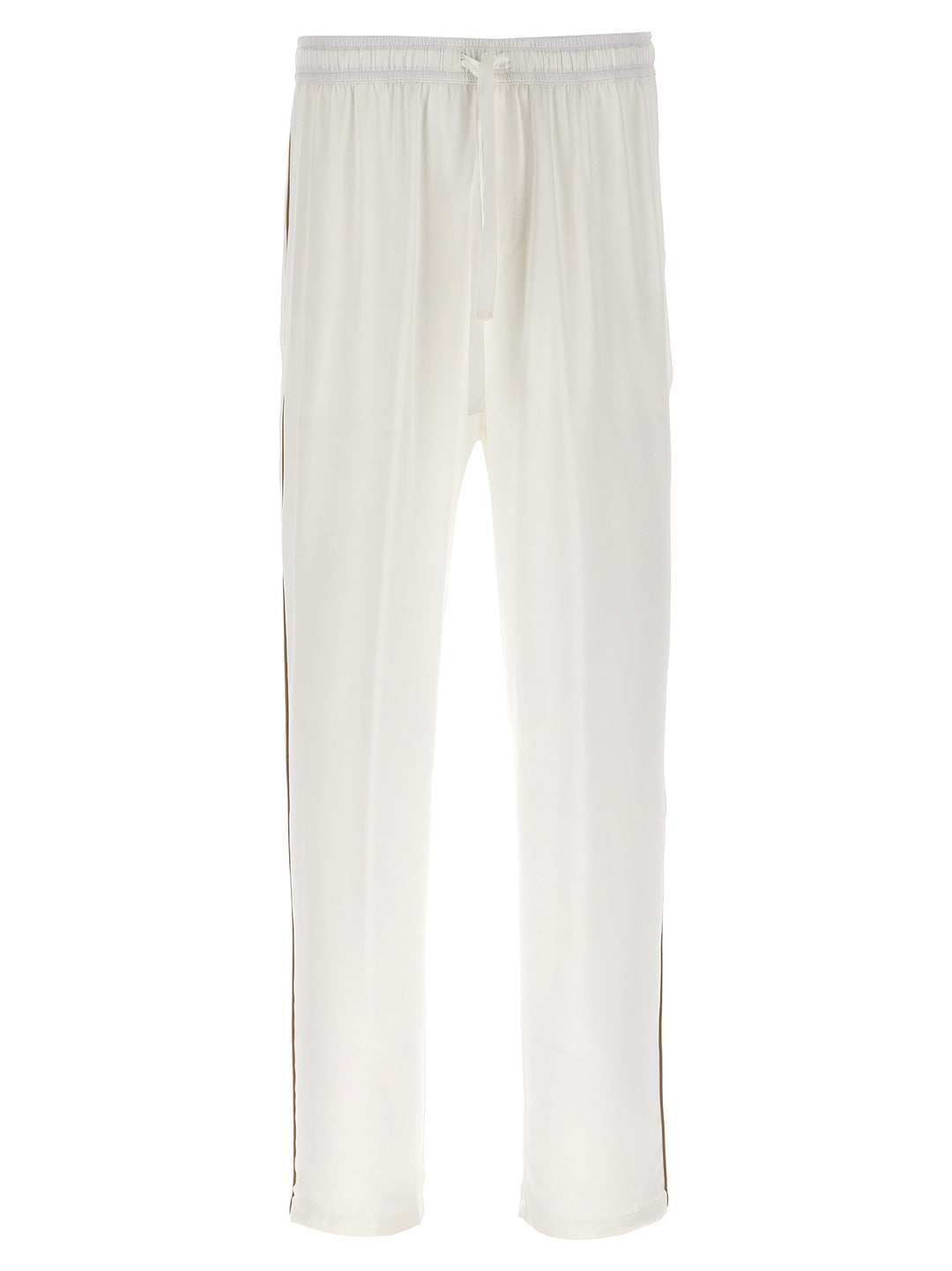 Silk Pantaloni Bianco