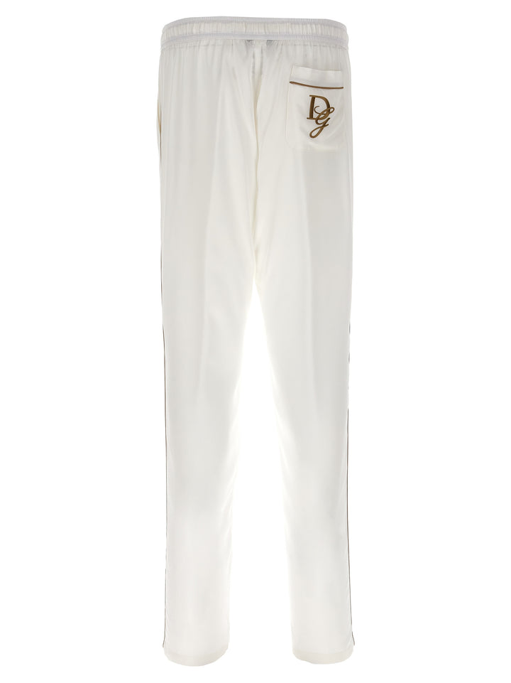 Silk Pantaloni Bianco