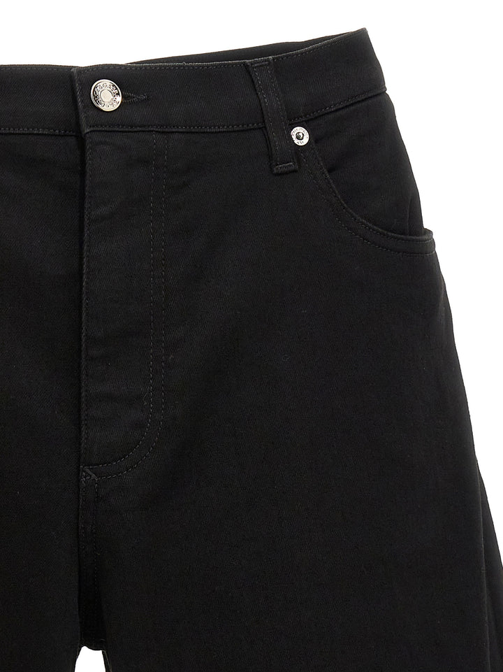 Stretch Denim Bermuda Shorts Bermuda, Short Nero