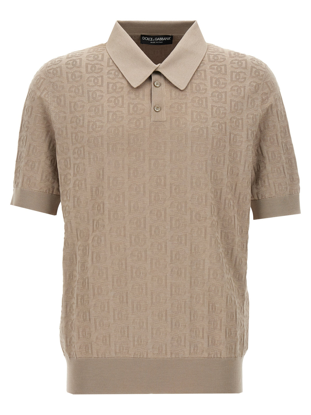 Silk  Shirt Polo Beige