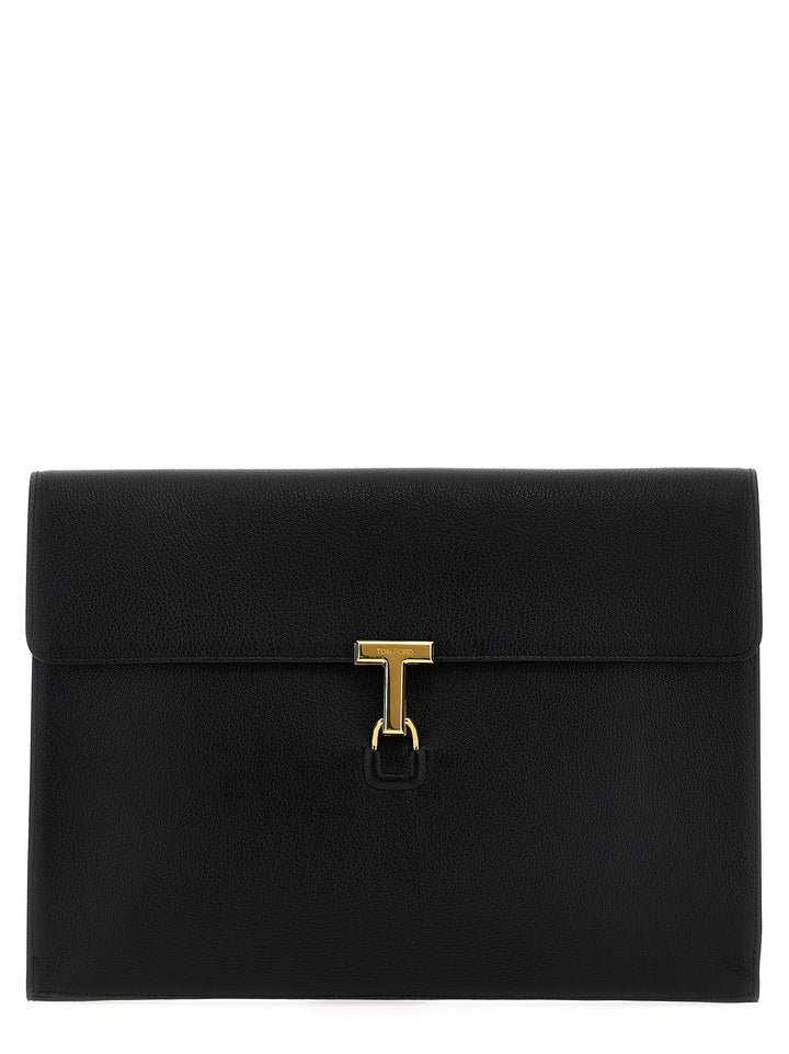 Monogram Clutch Nero