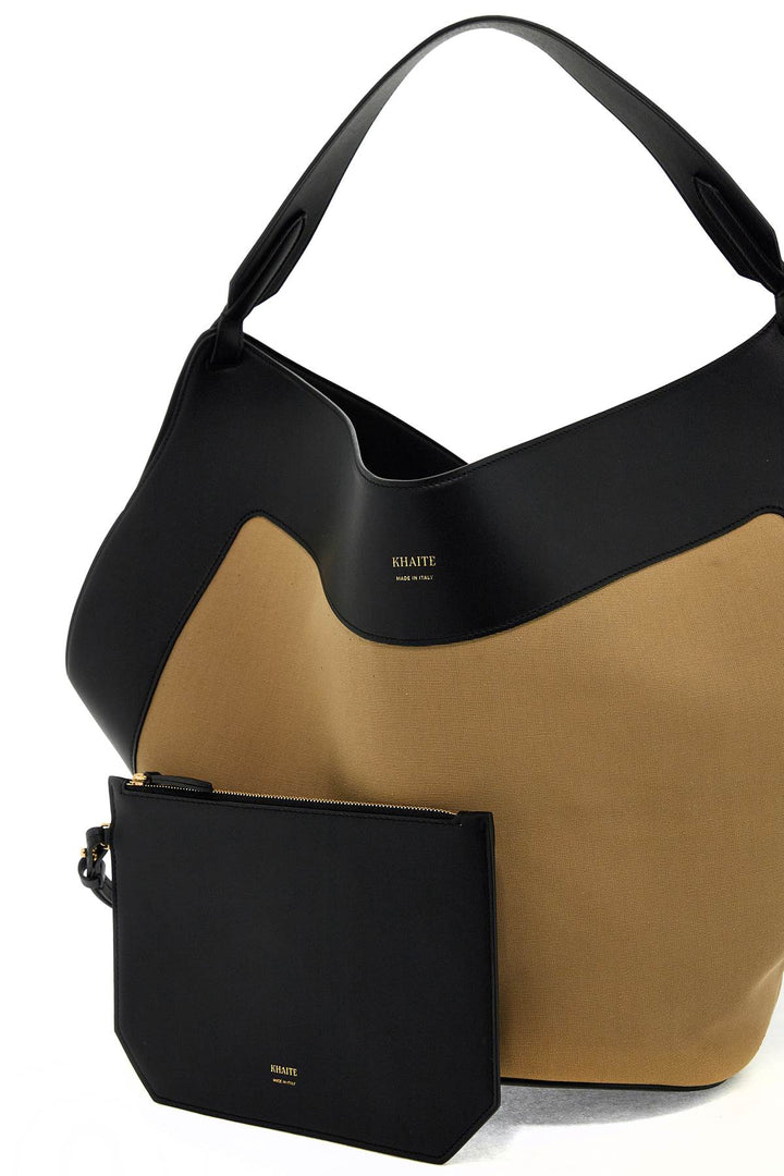 Borsa Tote Lotus Media In Tela