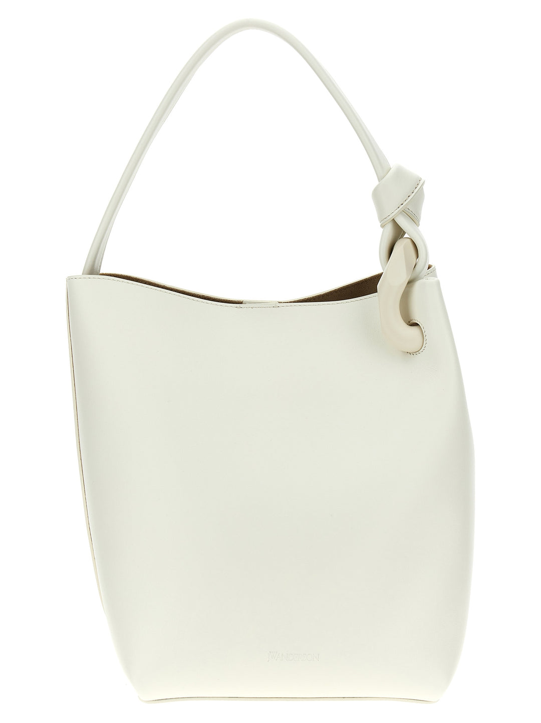 The Jwa Corner Bucket Tote Bianco