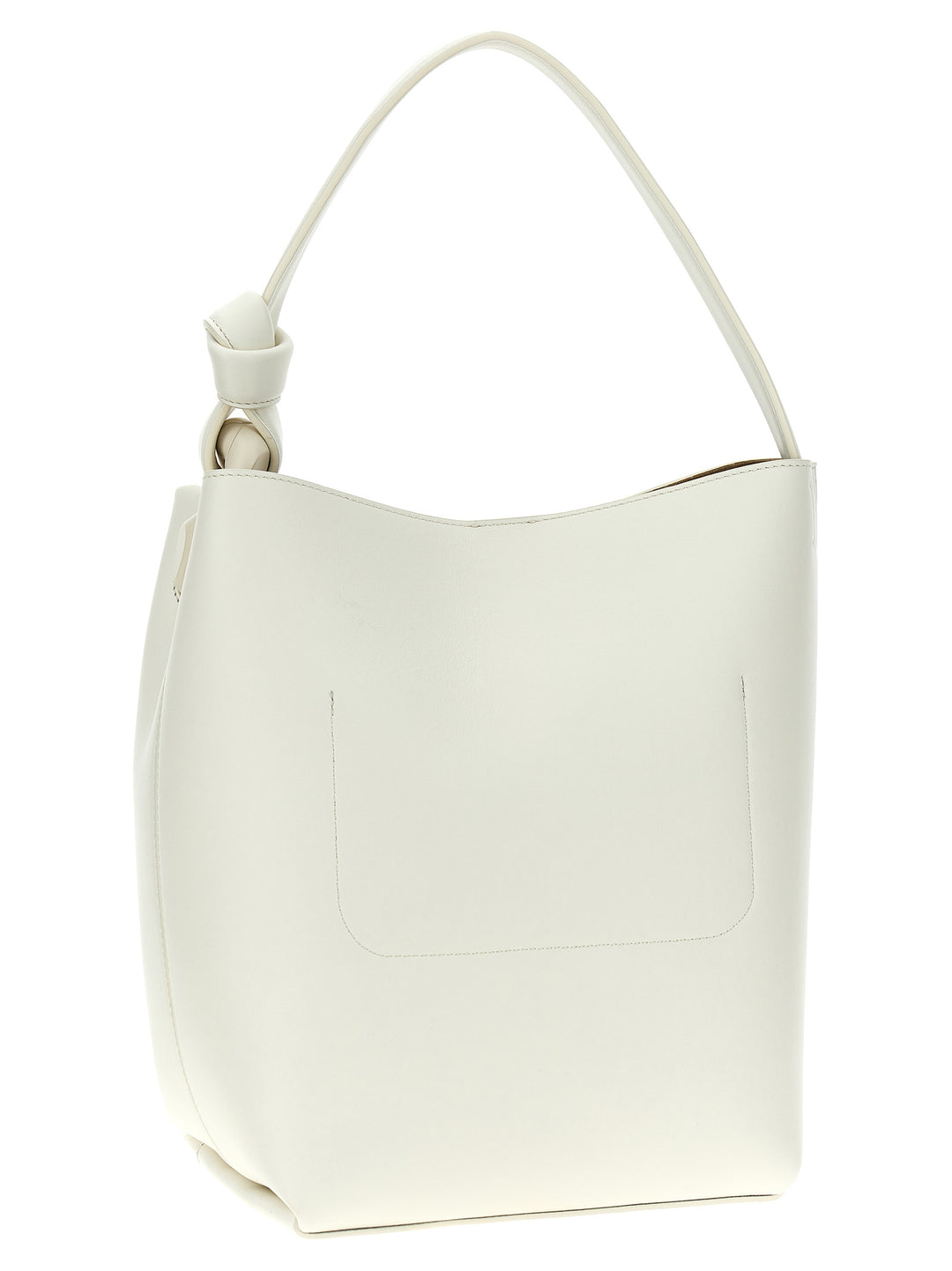 The Jwa Corner Bucket Tote Bianco