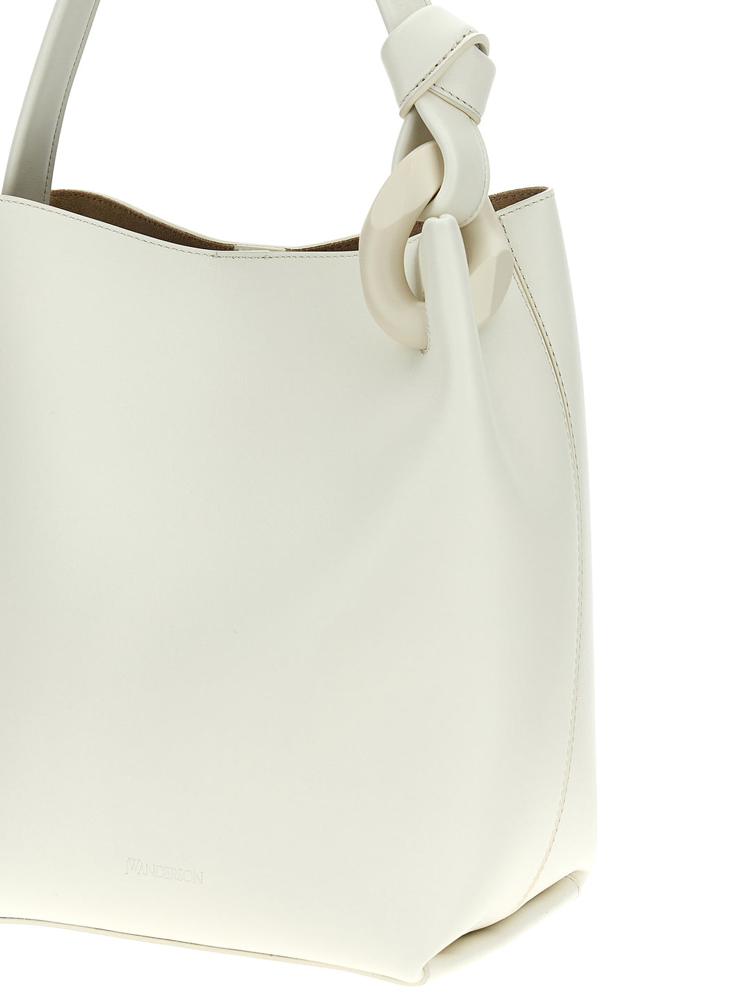 The Jwa Corner Bucket Tote Bianco