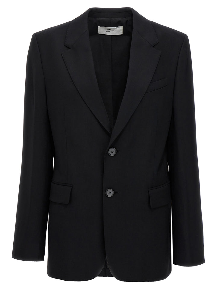 Single-Breasted Blazer Nero