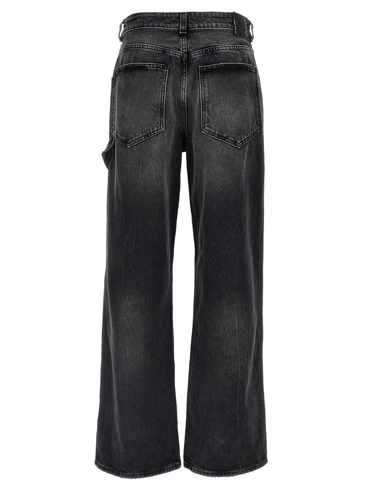 Winona Spider Black Jeans Nero