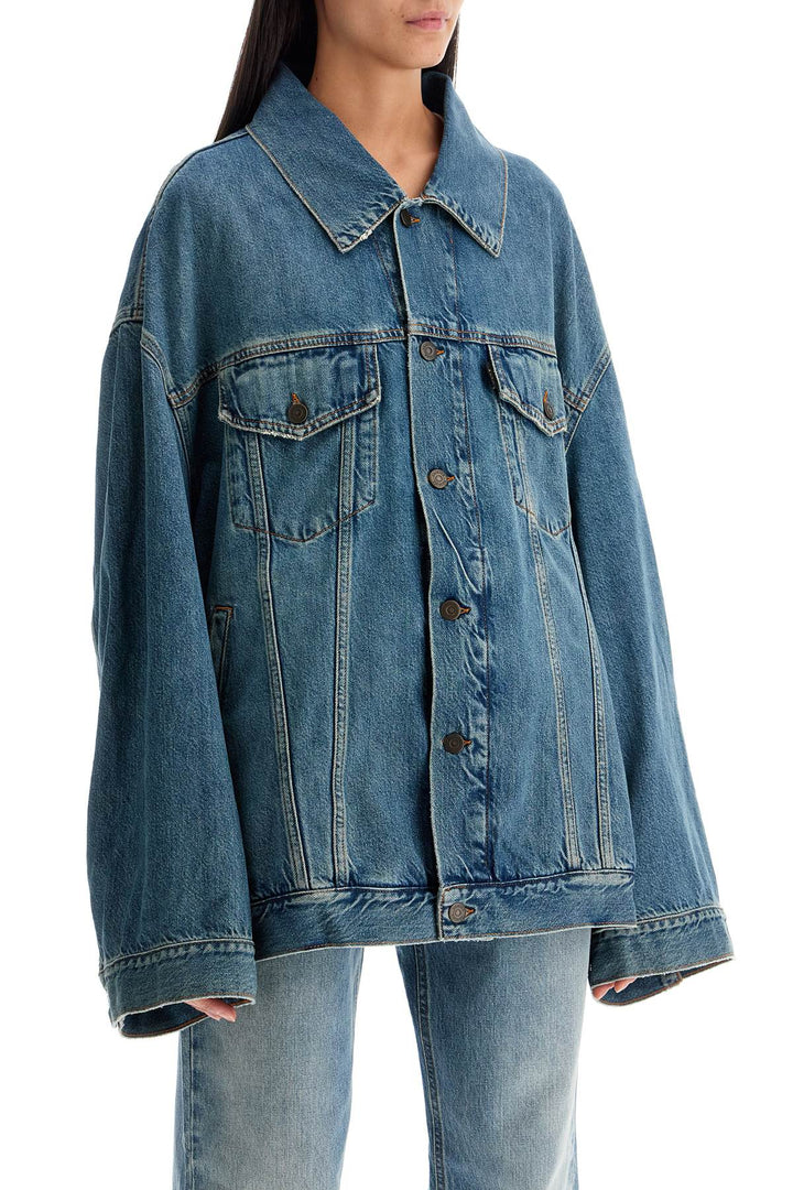 Giacca Oversize In Denim Janet