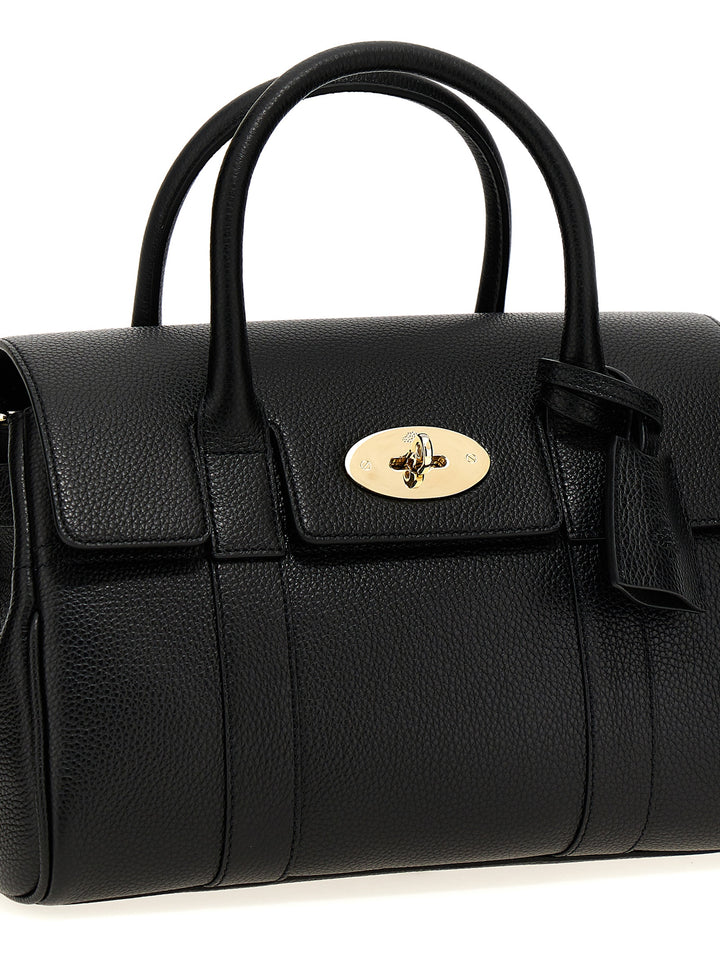 Small Bayswater Satchel Borse A Mano Nero