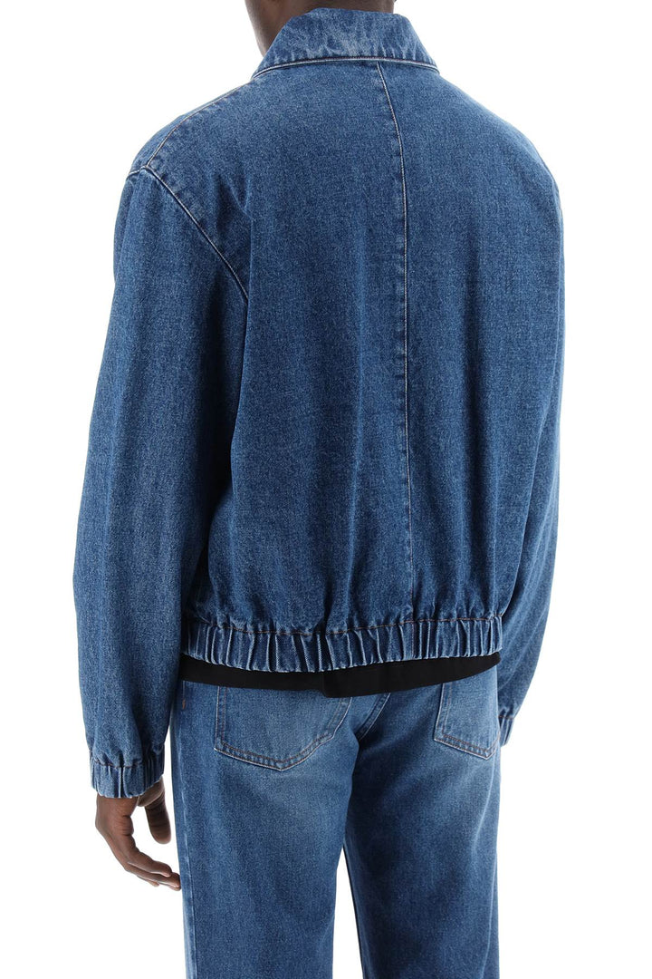 Blouson In Denim Con Zip