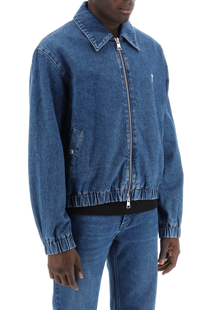 Blouson In Denim Con Zip