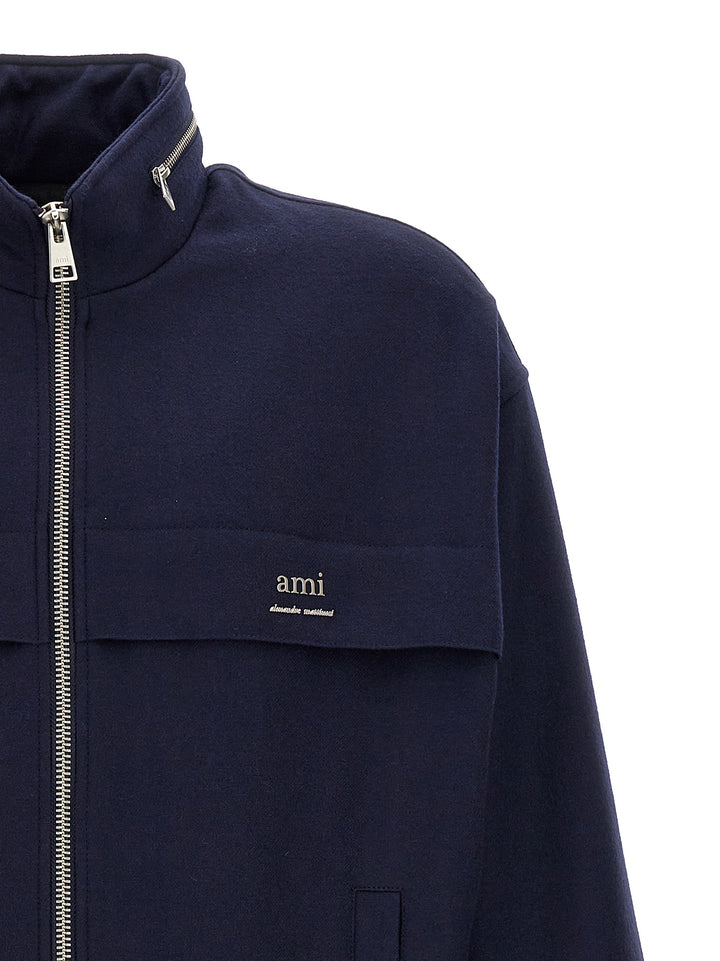 Ami Windbreaker Giacche Blu